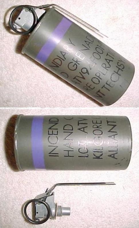 US Alliant Systems Incendiary Grenade